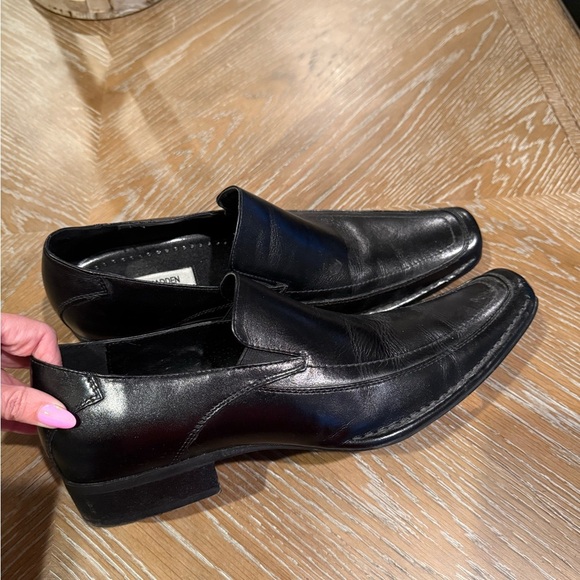 Steve Madden Other - Steve Madden Bifff Men's Black Leather Loafers NWT size 10